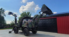 Mercedes Benz Unimog Flu419 See Tractor Backhoe Loader Diesel 4x4military Truck