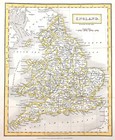 Map England   Wales By Sidney Hall 1831 Fine Detail Engraved Original 