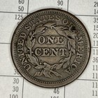 1846 Braided Hair Large Cent  medium Date  Xf Details  Nice Type Cent Coin-zm