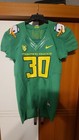 2011 Oregon Ducks Puddles Game Used Worn Nike Authentic Jersey