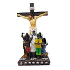 7 African Powers   Jesus On The Cross 12  Inches Resin Statue-