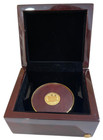 State Of Delaware Employee Service Award - Box And 4 Coasters State Seal