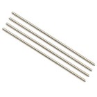 Zadery 304 Stainless Steel 1 4 -20 Fully Threaded Rod  4 Pieces 12  Length Lo   