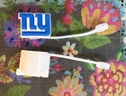 2 Pce Silicone Straw Toppers New York Football Team Sports Straw Cap New