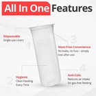 Nurser Pre-sterilized Disposable Drop-ins Bottle Liners Anti-colic Gas Reduct   
