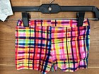 Dance New Shorts Capezio 9876cr Plaid Small Adult Jazz Hip Hop
