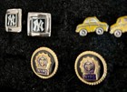 Cufflinks Vintage Nyc Themed   -  New York City Cufflink Lot  3 Sets 