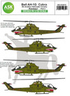 Ask 1 32 Ah-1g Cobra Sharkmouth Centaur F Troop 3 4 Cavalry Vietnam Pt 2 Decals