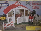 Vtg Breyer Classic Barn  650 With Jump And Many Accessories And One Horse