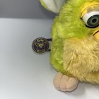 1999 Kiwi Furby Lime Green  Yellow  Dark Blue Hair  Blue Eyes Works