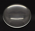 2 Transparent Clear Round Flatback Glass Cabochon Dome 45mm