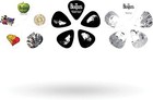 D addario Beatles Signature Guitar Pick Tins  Logo  15 Picks  1cab4-15bt1