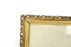 Antique 19th C Ornat Victorian Gold Painted Gesso Picture Frame Fits 11 75x11 75