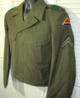 Authentic Eisenhower Jacket korean War  men s M-l  38  7th Army Corporal