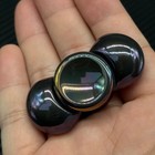 Zirconium Alloy Edc Fidget Spinner 2-blade Stress Relief Toy Metal