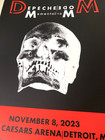 Authentic Depeche Mode Offical Poster Nov 8th 2023 Little Caesars Detroit Mi