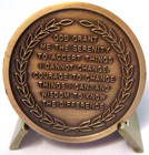 Alcoholics Anonymous Aa 30 Year Sunshine Bronze Medallion Token Chip Sober Coin