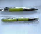 Lot Rare Drug Rep Zyrtec Green Collectible Heavy Metal Pens Advertising