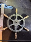 Vintage 21    Cast Metal Ship Wheel Boat Helm Nautical Maritime Steering