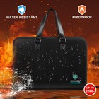 Portable Fireproof Important Document Organizer Binder With Lock Fo    Fast Ship