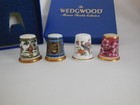 Boxed Set Of Four Wedgwood Museum Collection Thimbles