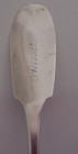Porter   Prince Antique American Pure Coin Silver Sugar Shell Anna Fiddle