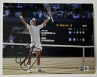 Novak Djokovic Signed Wimbledon 8x10 Photo D W exact Video Proof   Beckett Coa