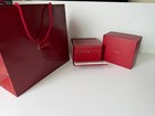 Cartier Red Watch Presentation Box Empty Storage Case