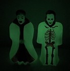 Vintage Topstone Vinyl Coin Bank Skeleton   Dracula Glows In The Dark  Rare  