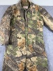 Walls Blizzard Pruf Hunting Coveralls Mens Xl Green Brown Camo Quilted Zip Front