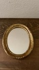Vintage Lot Mirrors Wall Hanging Decor Gold Tone Wood Classic