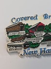 New Hampshire Travel Souvenir Fridge Magnet Flexible Covered Bridges