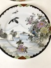 6  Meiji Era Hand Painted Signed Satsuma Porcelain 7 1 4     Bird Plates Japan