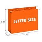 Extra Capacity Hanging File Folders   60 Pack Letter Size 3 Inch Expansion