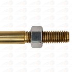 24  Solid Brass Float Rod  3 8 -16 Thread  W  2 Stainless Steel Lock Nuts
