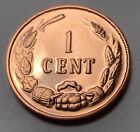 1861 Civil War One Cent Coin Confederate States Of America Penny Restrike Free
