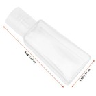 120 Pieces 1oz 30ml Clear Plastic Empty Bottles With Flip Cap  Empty Squeeze    