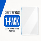 Uv-resistant Frame-grade Acrylic Replacement For 8x10 Picture Frame