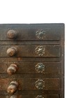 Vintage Wooden 8-drawer Collectors Chest Cabinet Apothecary