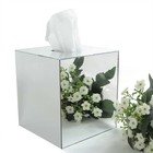 Jackcubedesign Overall Acrylic Mirror Square Tissue Box Cover Holder Napkin H   