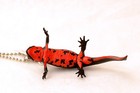 Kitan Club Nature Techni Colour Japanese Fire Bellied Newt Keychain Figure New
