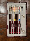 Rotring Rapidograph Vintage Technical Drawing 5 Pen Set 155415 Made In Germany