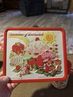 Strawberry Shortcake 1982 Vintage Metal Lunch Box Picnic Basket With Thermos