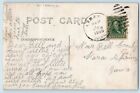 Lebanon Kansas Ks Postcard Rppc Photo House Family Child On Porch 1908 Antique