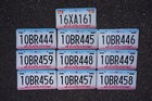 Bulk Alabama License Plates - Lot Of 10 - Blue And Pink Vintage License Plate