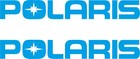 2 Polaris Stickers Vinyl Decal Sticker Racing Snowmobile Assault Indy Axys Rmk