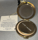 New Rare Vintage Estee Lauder Lucidity Enamel Anchor Powder Compact W tag Pouch