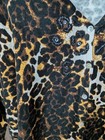 2x Vintage Y2k Pierri New York Beaded Leopard Print Cardigan A314