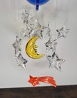 Vintage Ikea Vimsig Space Mobile Comet Stars Saturn Rocket Baby Crib Celestial