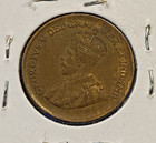 1935 Canada 1 Cent Coin - George V - Small Canadian Bronze One Penny - Xf 40